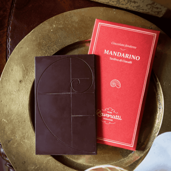 Tavoletta cioccolato fondente e mandarino tardivo di ciaculli Lavoratti