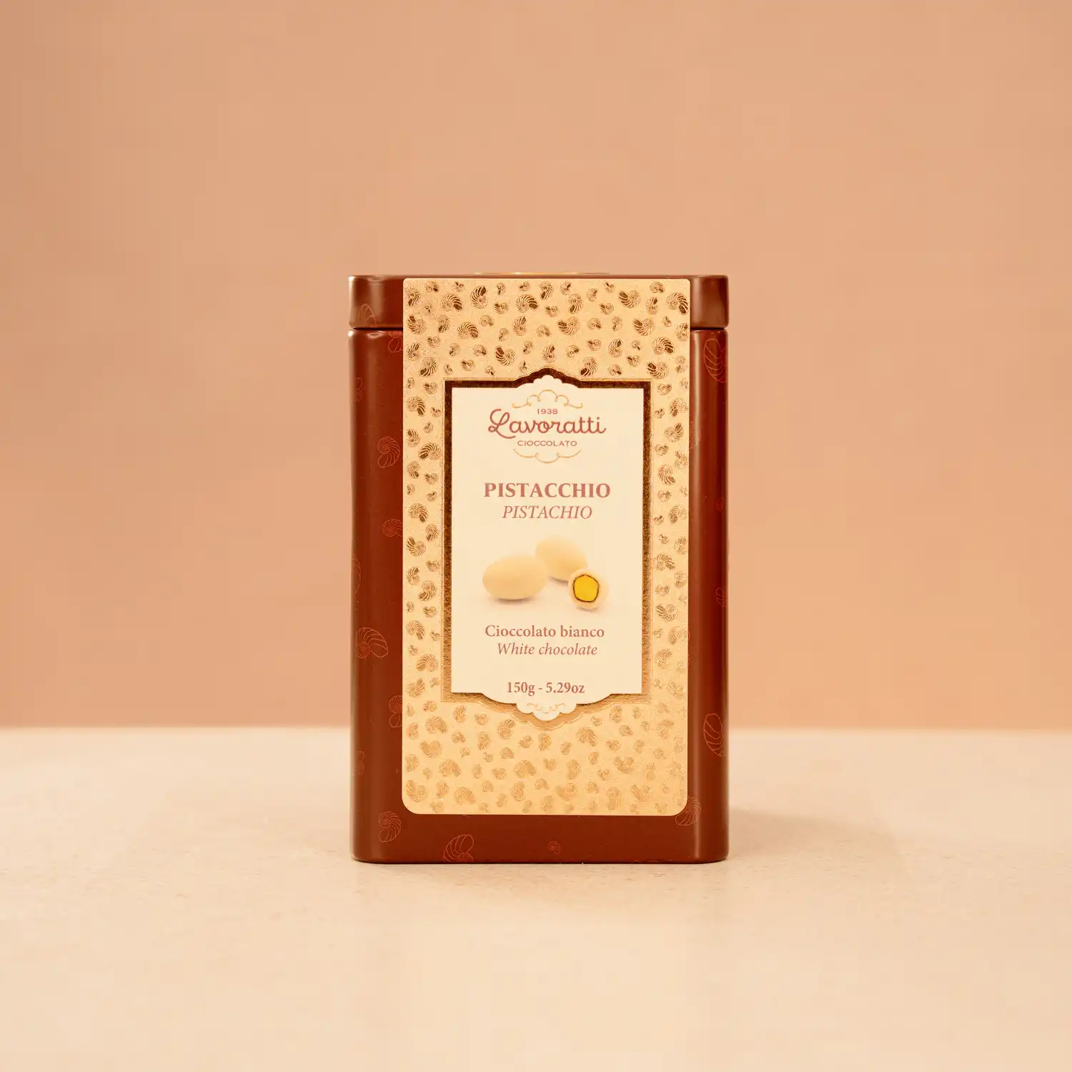 Drageés di Pistacchi ricoperti di cioccolato bianco 150g - immagine 2
