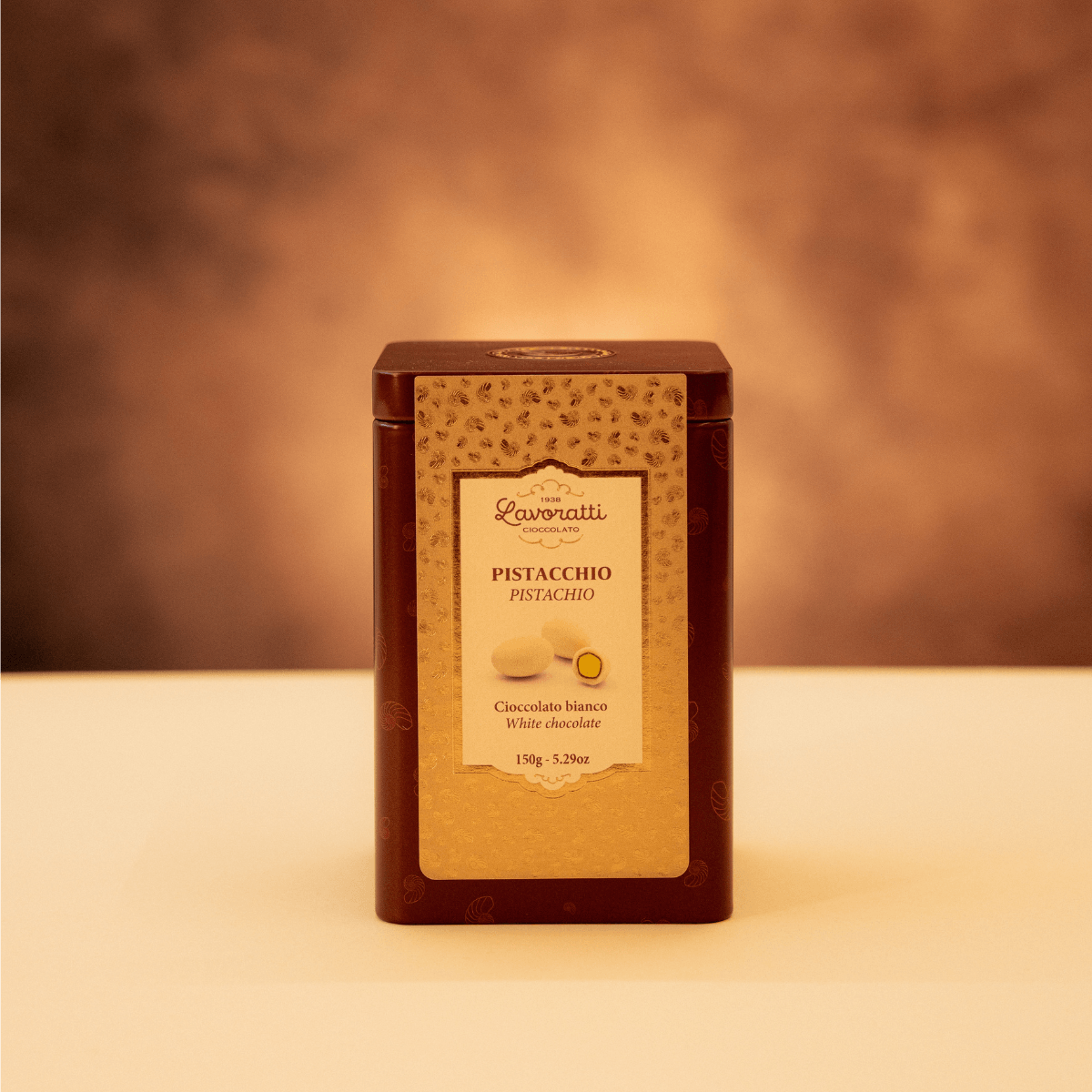 Drageés di Pistacchi ricoperti di cioccolato bianco 150g