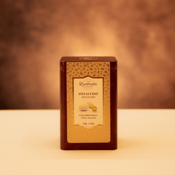 Drageés di Pistacchi ricoperti di cioccolato bianco 150g